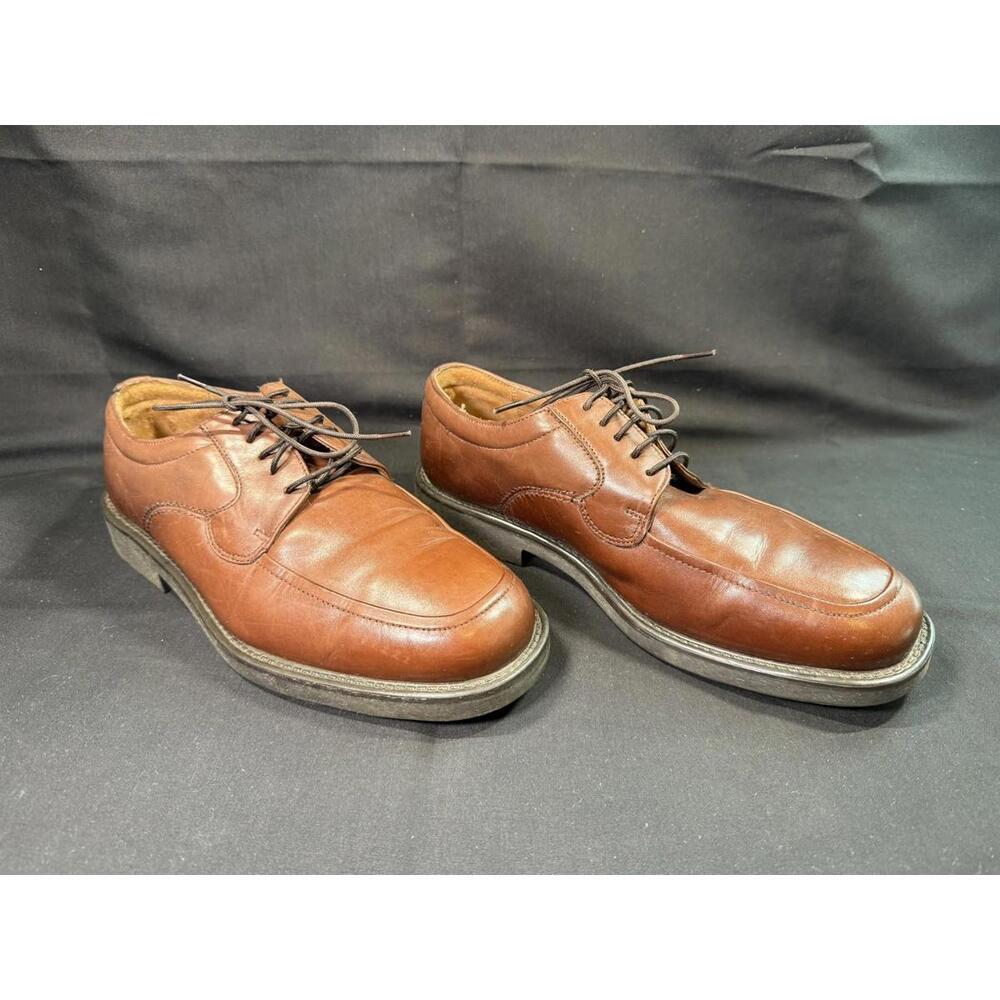 Covington Shoes Mens Size 9.5‎ Brown Leather Oxford Comfort Lace Up Dress Work